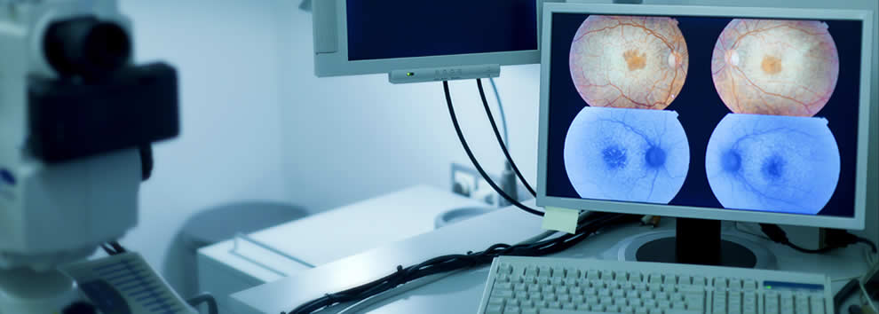 use of technology during eye exam